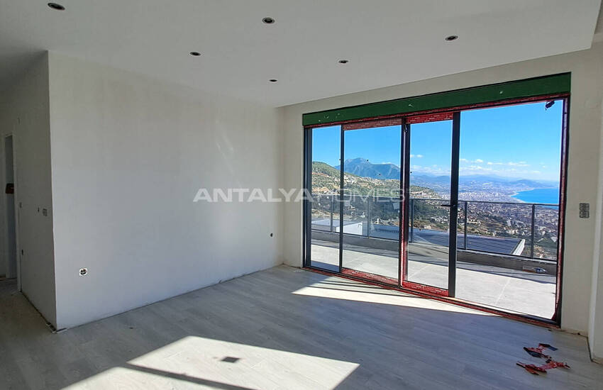 ملک با دید دریا با استخر و باغ خصوصی در آلانیا 48