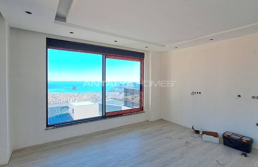 ملک با دید دریا با استخر و باغ خصوصی در آلانیا 43