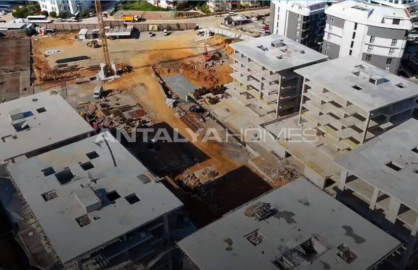 Appartements En Complexe Avec Commodités À Oba Alanya 45