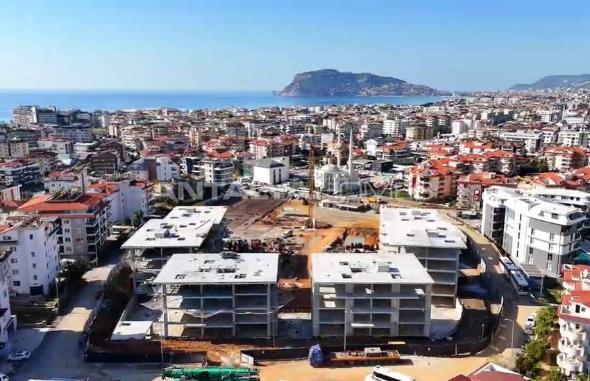 Appartements En Complexe Avec Commodités À Oba Alanya 43
