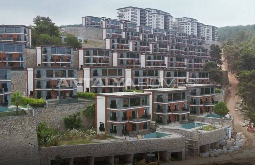 Detached Houses with City Views in Kargıcak Alanya 17