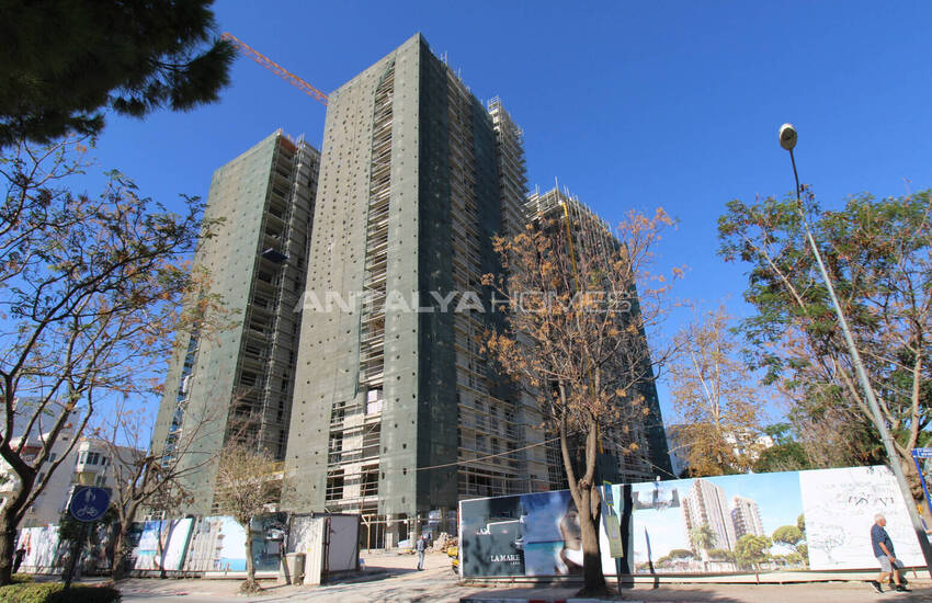 Antalya Muratpaşa'da Deniz Manzaralı 3+1 Daireler 18