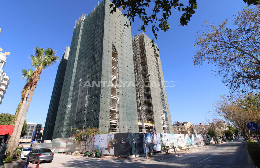 Antalya Muratpaşa'da Deniz Manzaralı 3+1 Daireler 20