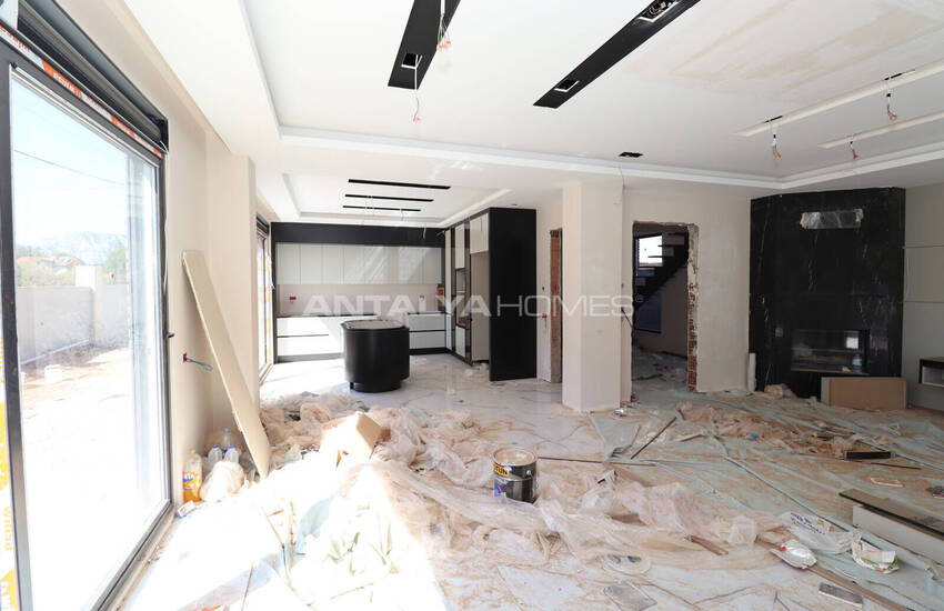 Maison Individuelle De 4 Chambres Avec Piscine À Antalya Dosemealti 32