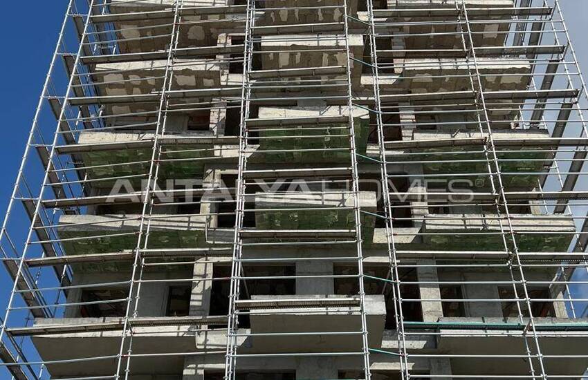 Апартаменты на первой линии пляжа в новом проекте в Алании Турция 24