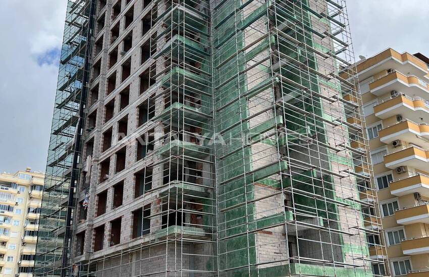 Апартаменты на первой линии пляжа в новом проекте в Алании Турция 21