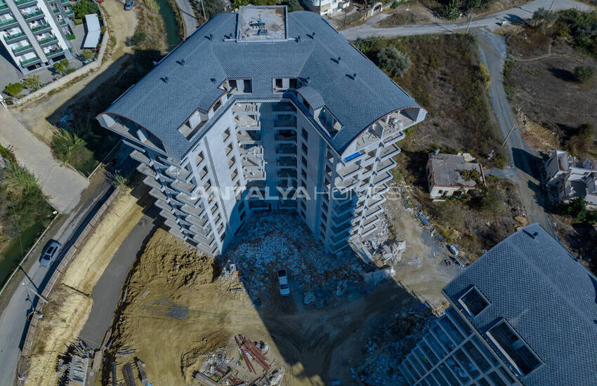 Stilvolle Wohnungen In Einem Umfangreichen Projekt In Alanya Avsallar 34