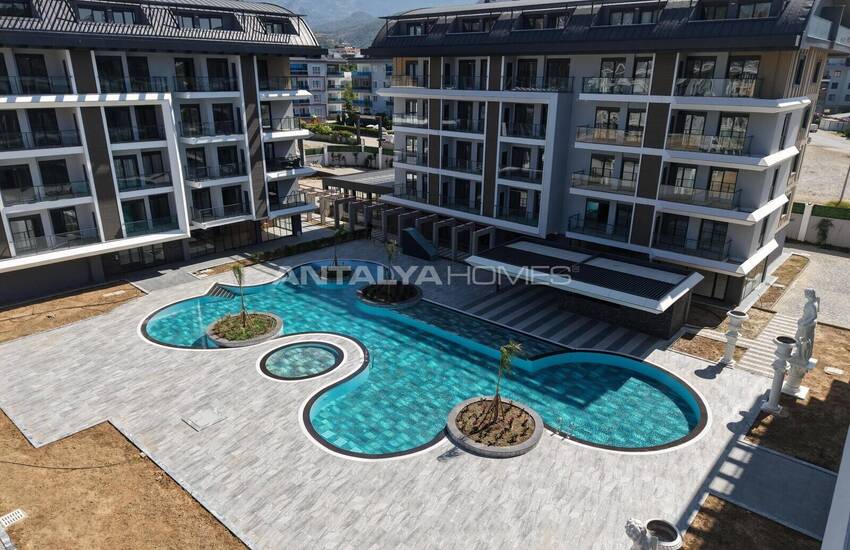 Appartements Élégants Avec De Nombreuses Équipements À Alanya Oba 42
