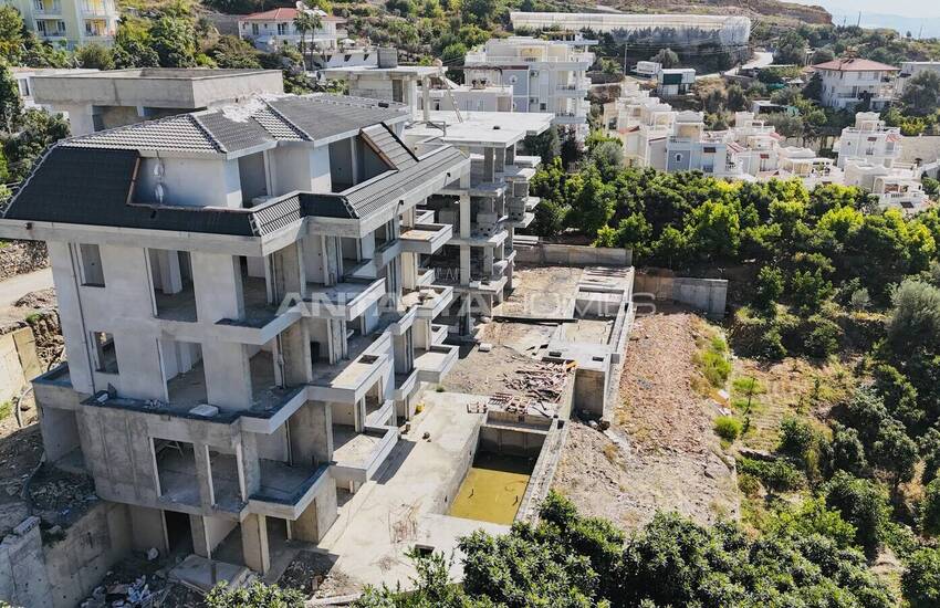 Eleganta Fastigheter Med Havsutsikt I Alanya Cikcilli 30