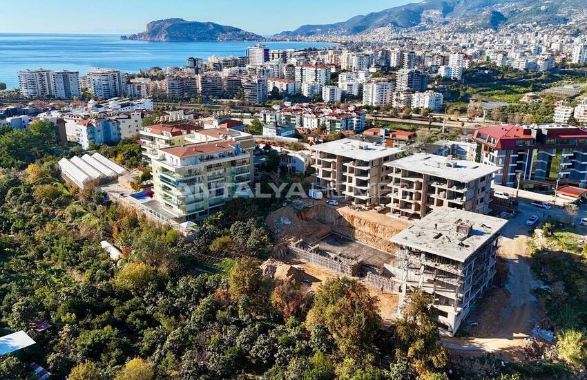 Snygga Lägenheter Med Utsikt Över Bergen I Alanya Kestel 36