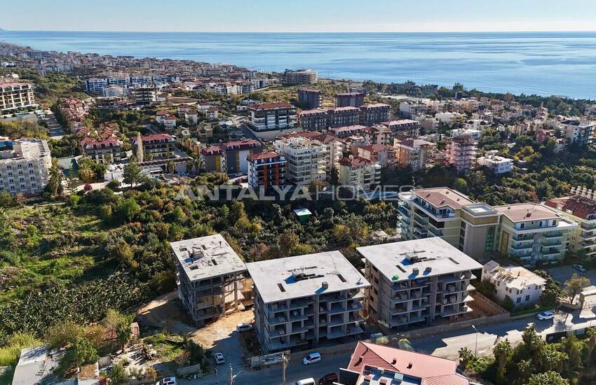 Snygga Lägenheter Med Utsikt Över Bergen I Alanya Kestel 32