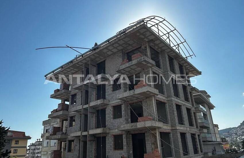 Недвижимость с видом на город в одноквартальном комплексе в Алании 4