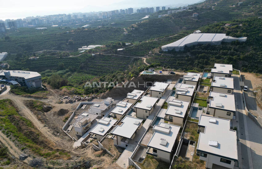 Maisons Avec Vue Sur La Mer Avec Piscine À Vendre À Alanya 37