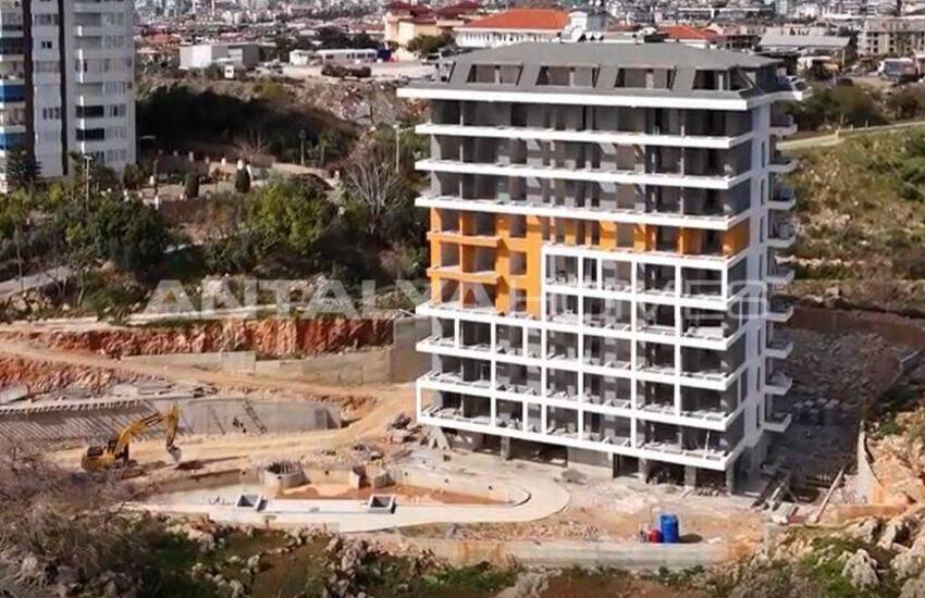 Appartements À Vendre Avec Vue Sur La Ville Et La Mer À Alanya Tosmur 11