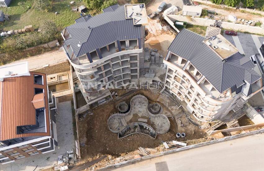 Appartementen In Een Complex Met Twee Blokken In Alanya Turkije 12