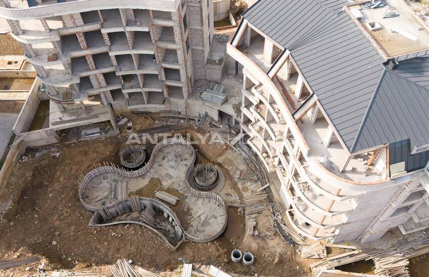 Appartementen In Een Complex Met Twee Blokken In Alanya Turkije 13