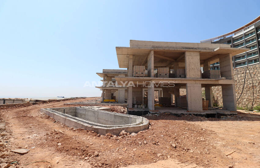 Çankaya, Kepez, Antalya'da Şehir ve Deniz Manzaralı Evler 29