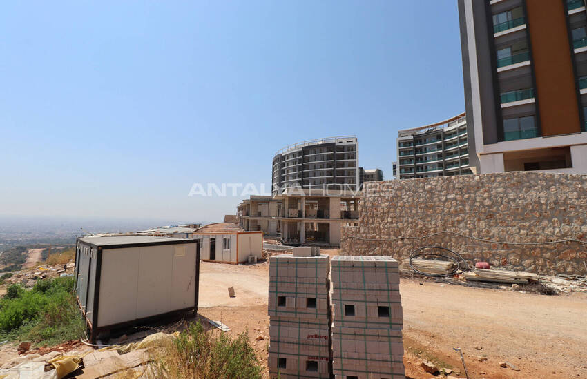 Çankaya, Kepez, Antalya'da Şehir ve Deniz Manzaralı Evler 27