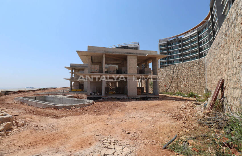Çankaya, Kepez, Antalya'da Şehir ve Deniz Manzaralı Evler 28