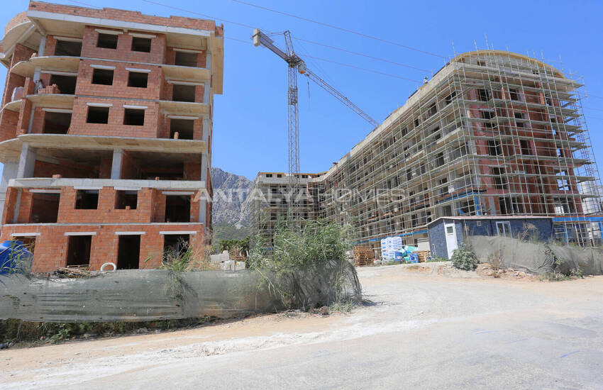 Stilfulla Lägenheter I Ett Komplex Med Pool I Antalya Konyaaltı 14