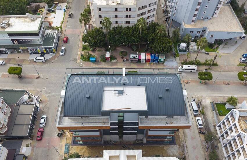 آپارتمان‌های با منظره دریا و شهر نزدیک ساحل در آلانیا اوبا 18