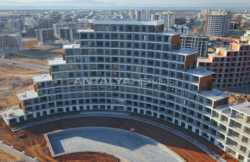 Flats in a Low-rise Project with Pool in Altıntaş 16
