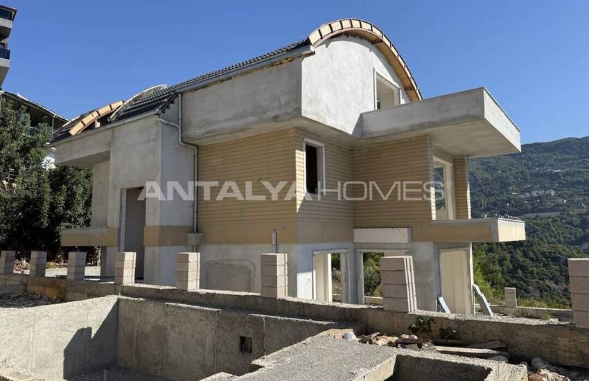 Huizen Met Zeezicht En Privézwembad In Alanya Tepe 8