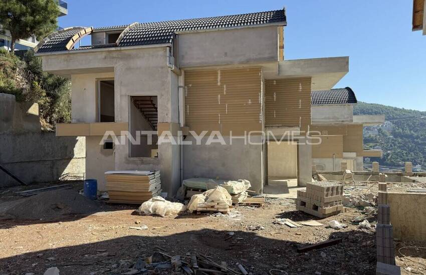 Huizen Met Zeezicht En Privézwembad In Alanya Tepe 9