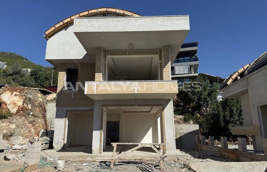 Huizen Met Zeezicht En Privézwembad In Alanya Tepe 7