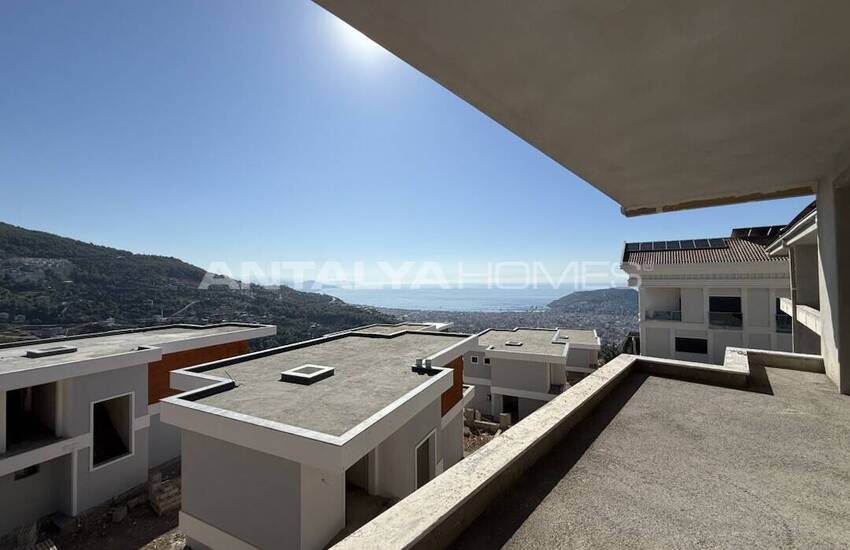 Huizen Met Zeezicht En Privézwembad In Alanya Tepe 6