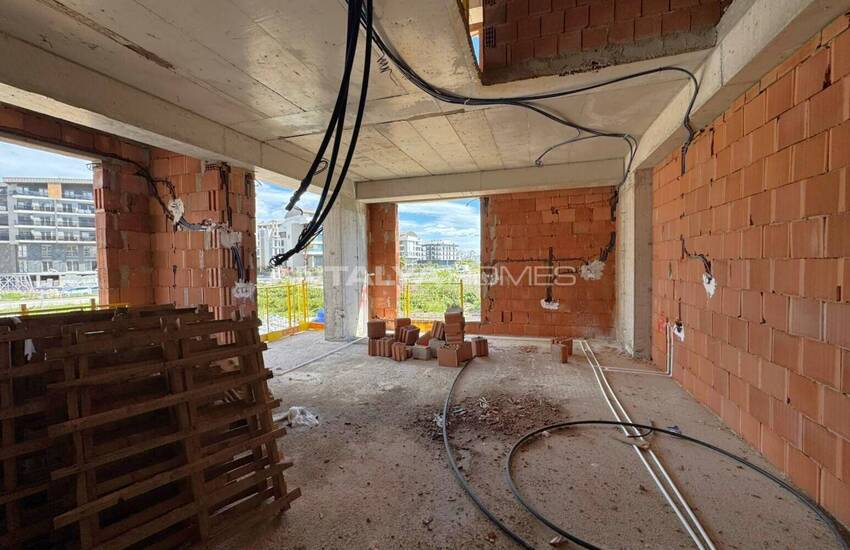 Квартиры с видом на горы в Анталии, Коньяалты, с бассейном и парковкой 11