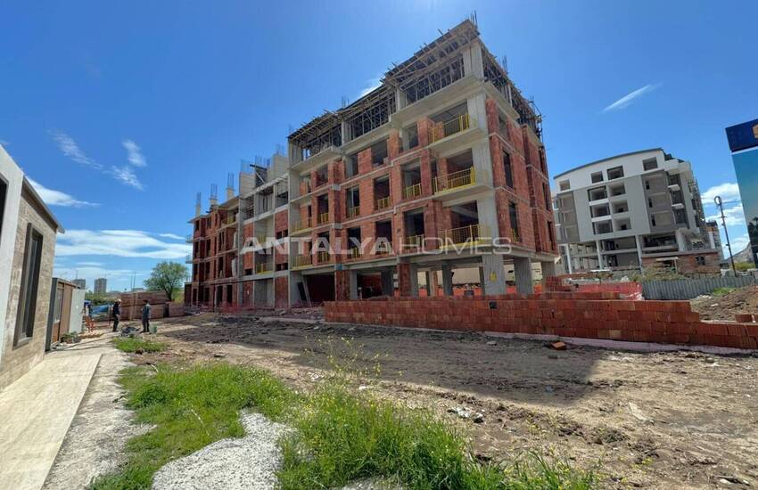 Квартиры с видом на горы в Анталии, Коньяалты, с бассейном и парковкой 9