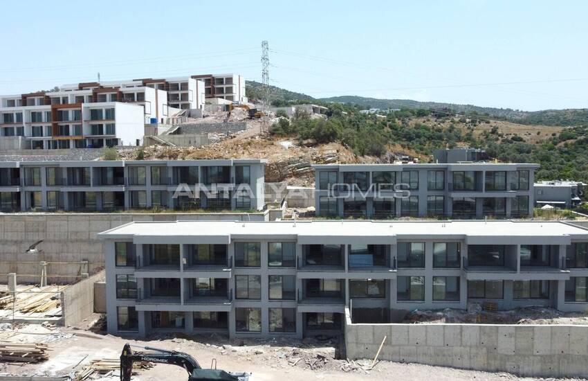 شقق ديلوكس مطلة على البحر بالقرب من المطار في موغلا بودروم 35