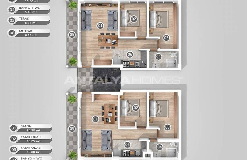 High-tech Apartments Generating Own Electricity in Bodrum Konacik 14