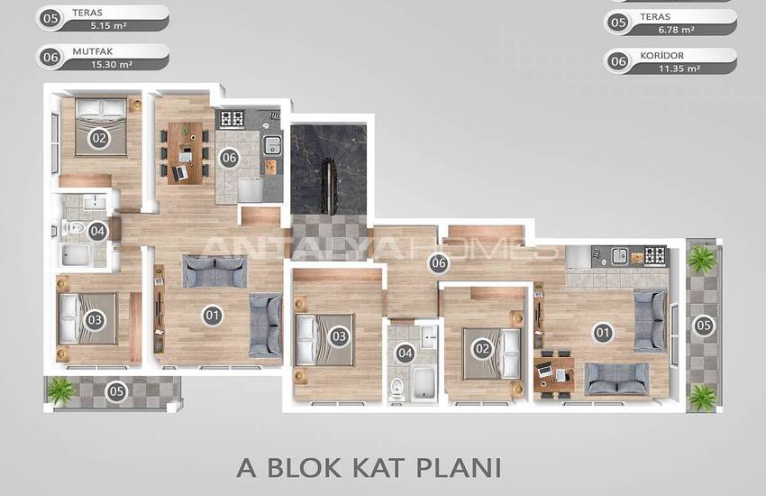 High-tech Apartments Generating Own Electricity in Bodrum Konacik 12
