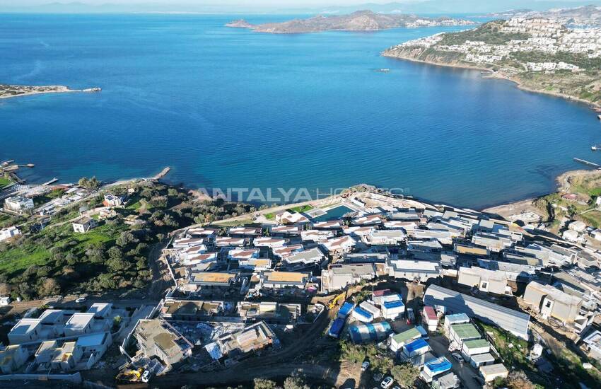 Villas Indépendantes À Bodrum Avec Jetée Et Plage Privées 43