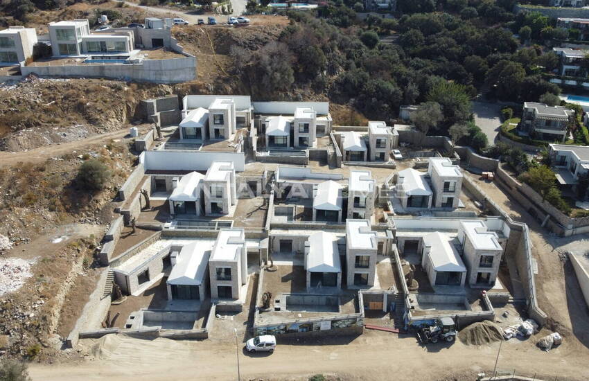 Bodrum Gümüşlük'te Deniz Manzaralı Taş Villalar 33