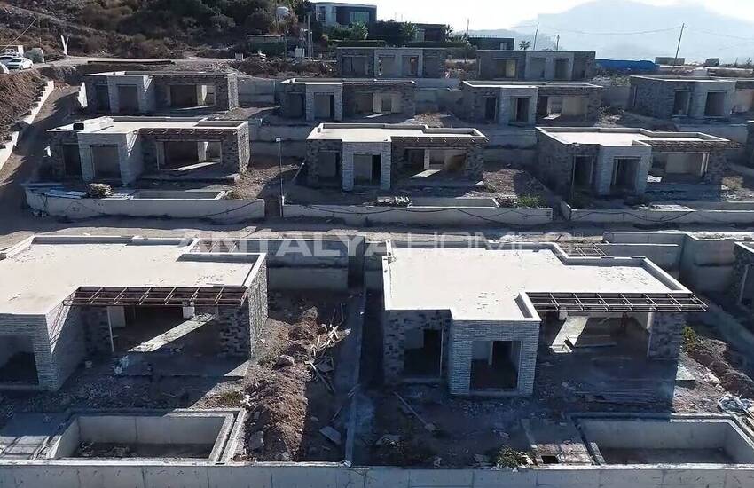 Panoramablick Över Havet Stenvillor I Bodrum Yalikavak 42