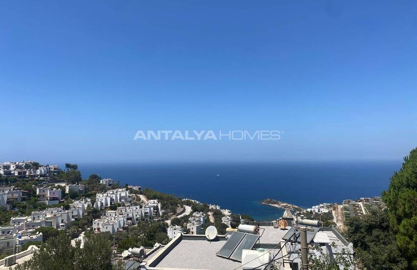 Einzel Häuser Mit Panoramablick Auf Das Meer In Bodrum, Türkei 29