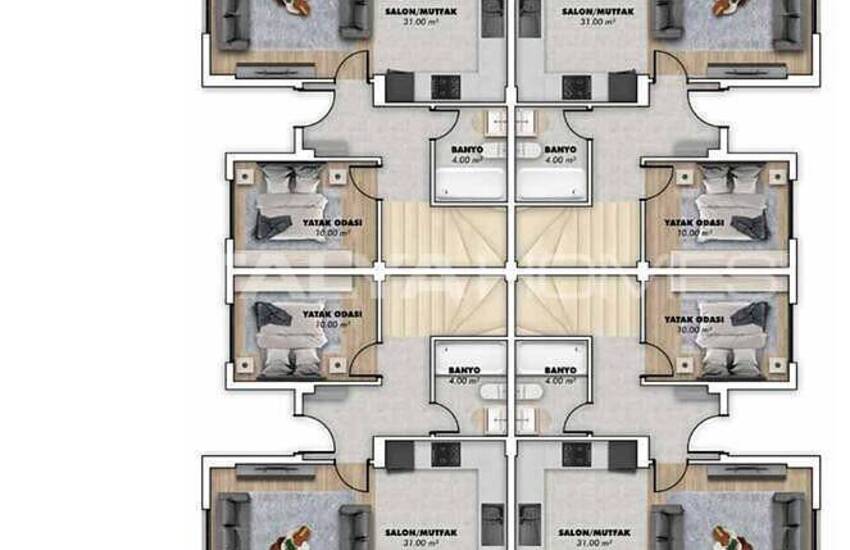 4-bedroom Luxury Villas Close to the Airport in Mugla Dalaman 4