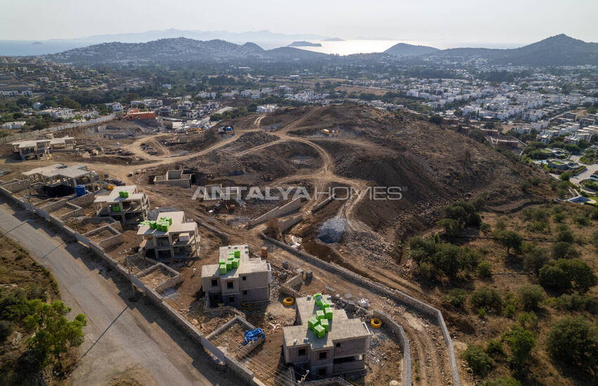 Bodrum Gümüşlük'te Özel Havuzlu ve Deniz Manzaralı Evler 19