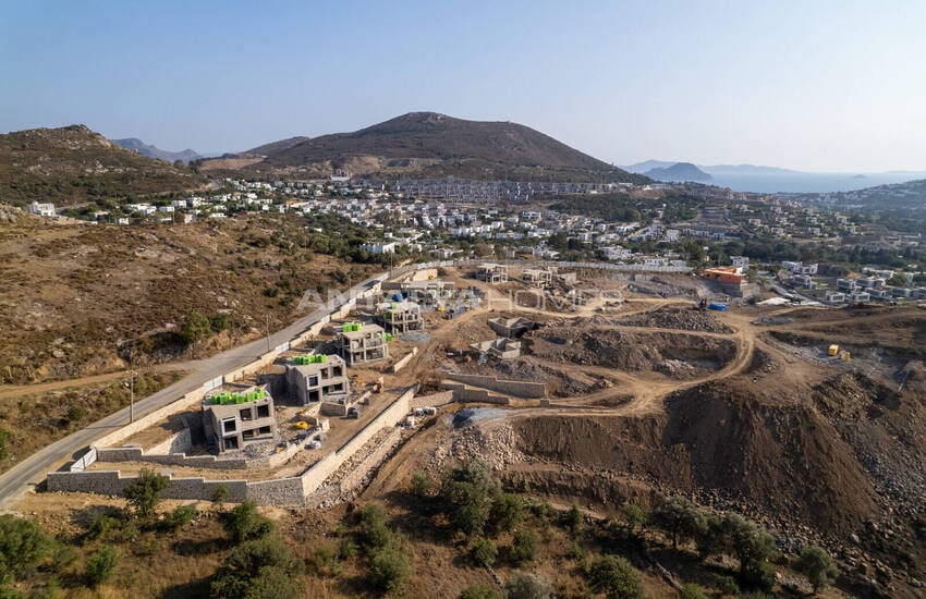 Bodrum Gümüşlük'te Özel Havuzlu ve Deniz Manzaralı Evler 20