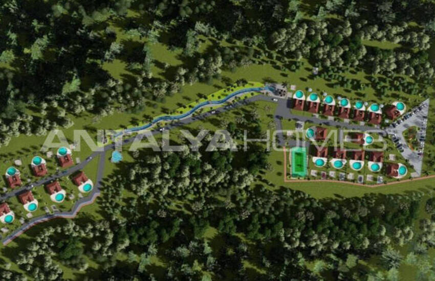 Detached and Spacious Houses with Pool and Garden in Fethiye 10