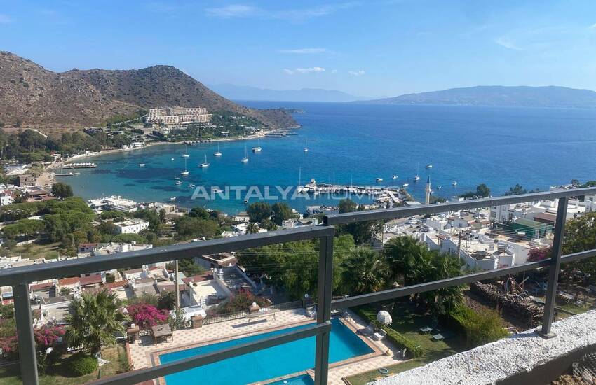 ویلا با منظره دریا، استخر و پارکینگ در بدروم آکجارلار 29