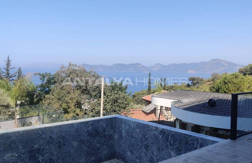 ویلای زیبا با استخر خصوصی و منظره دریا در فتحیه 17