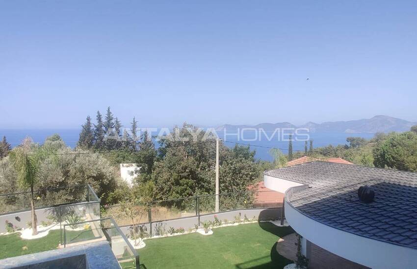 ویلای زیبا با استخر خصوصی و منظره دریا در فتحیه 22