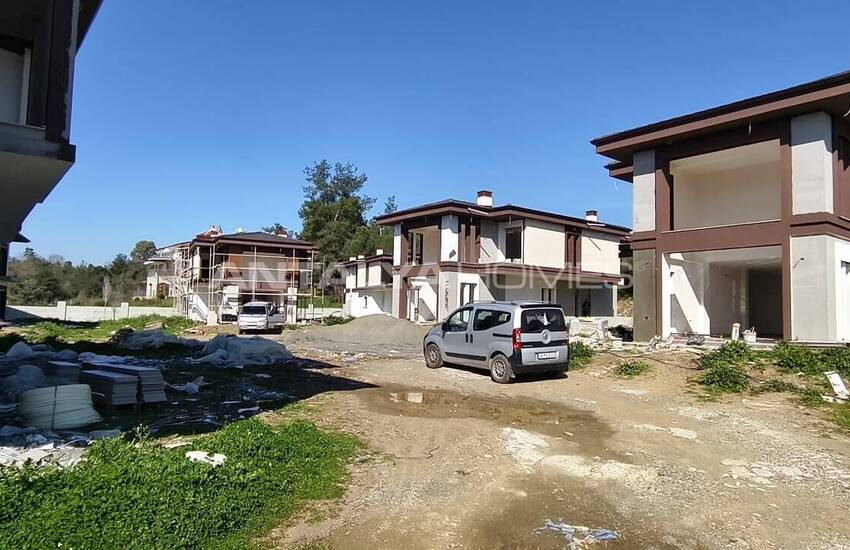 Двухквартирные дома с 4 спальнями и бассейнами в Мугла Эсентепе 18