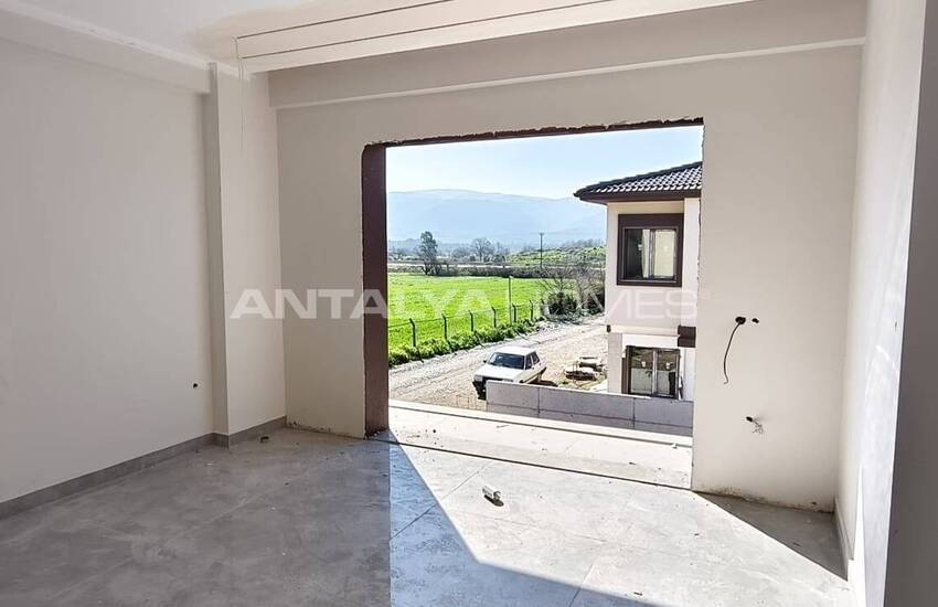 Двухквартирные дома с 4 спальнями и бассейнами в Мугла Эсентепе 27