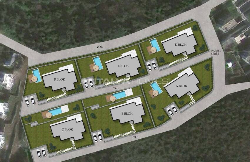 Sea-view Houses with Private Pools in Bodrum 29