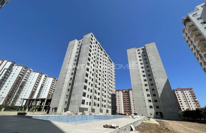 Lägenheter I Ett Komplex Med Vattenpark I Mersin Çeşmeli 34